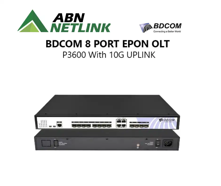 BDCOM 8 PORT EPON OLT P3600 With 10G UPLINK